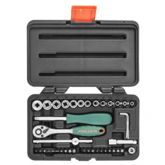Набор головок торцевых Jonnesway S68H2141S 1/4"DR Super Tech, 41 предмет