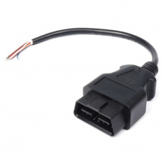 Штекер OBD2 (папа) с проводом